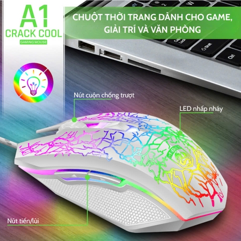 CHUỘT CÓ DÂY CHÍNH HÃNG DEIOG A1 LED RGB
