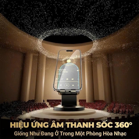 LOA CẢM ỨNG ZJ-029 LED RGB XOAY 360°