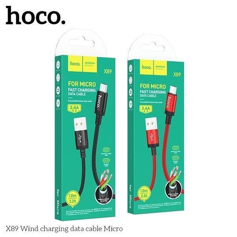 CÁP SẠC HOCO X89 USB to MICRO