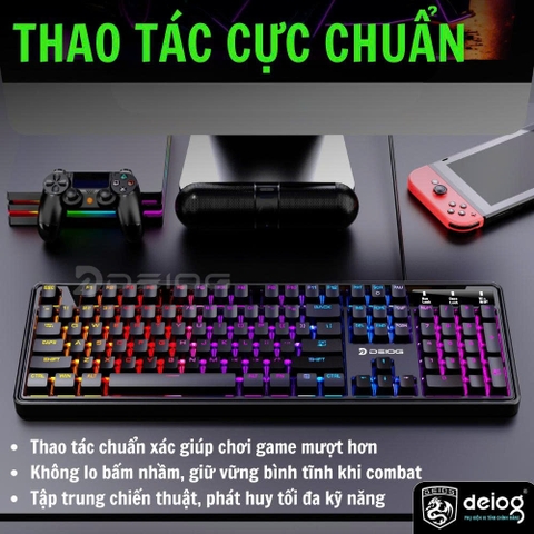 BÀN PHÍM CƠ CÓ DÂY CHÍNH HÃNG DEIOG AK-106