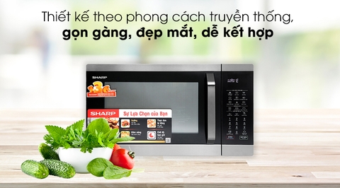 Lò vi sóng có nướng Sharp R-C932XVN-BST