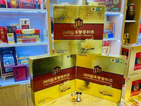 Nước Chiết Xuất Tinh Chất Đông Trùng Hạ Thảo Lên Men Hansusam 365 Hàn Quốc