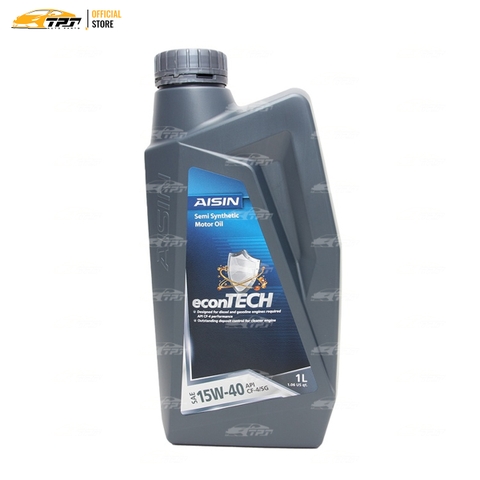 15W-40 CF4/SG Nhớt Động Cơ Semi Synthetic ECS Formula ECSF1541PN [1 Lít] AISIN - Japan
