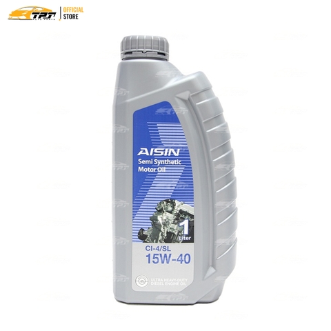 15W-40 CI4/SL Nhớt Động Cơ Semi Synthetic ECSI1541P [1 Lít] AISIN - Japan