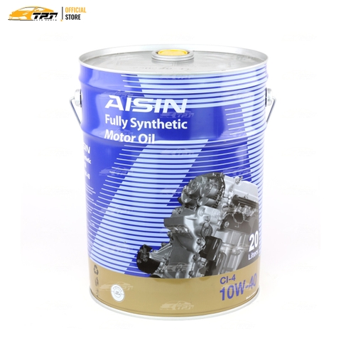 10W-40 CI4/SL Nhớt động cơ FULLY SYNTHETIC ECFI104PNL [20 Lit] AISIN