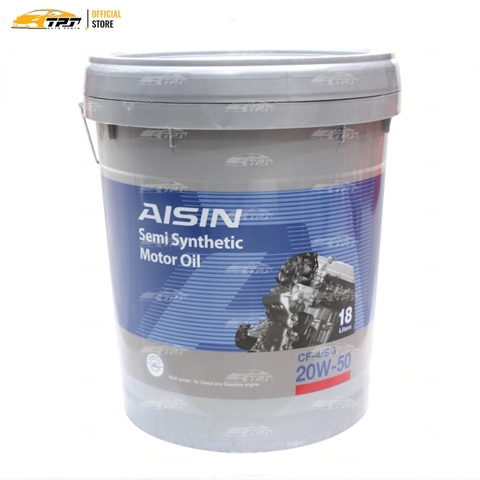 20W-50 CF4/SG Nhớt Động Cơ Semi Synthetic ECSF20518PL [18 Lít] AISIN - Japan
