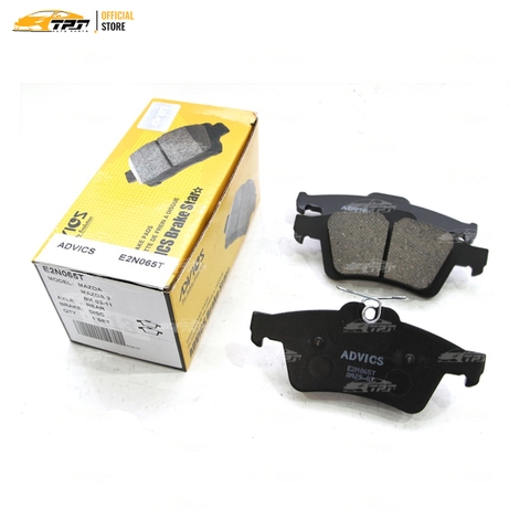 E2N065T - Bố Thắng - Má Phanh SAU Mazda 3 VN 1.6 04-14 Ford FOCUS VN 1.6 1.8 2.0 05- ADVICS - Japan