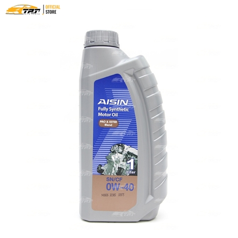 0W-40 SN/CF Nhớt Động Cơ Pao & Ester Blend Fully ESEN0041P [1 Lít] AISIN - Japan