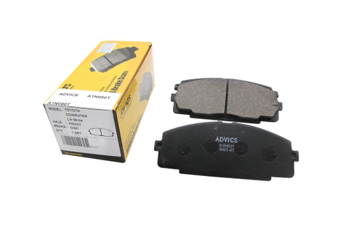 A1N050T - Bố Thắng - Má Phanh TRƯỚC Toyota HIACE 2.0 2.4 2KD 98-05 HIACE 2.5D 2.7 05-11 ADVICS - Japan