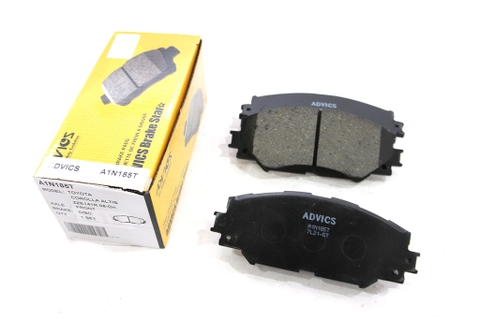 A1N185T - Bố Thắng - Má Phanh TRƯỚC Toyota ALTIS VN 1.6 1.8 2.0 08- Toyota RAV4 2.4 2.5 05-12 ADVICS - Japan