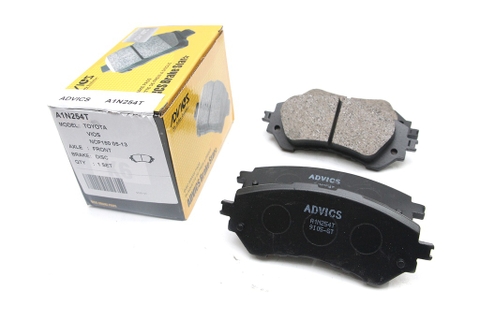 A1N254T - Bố Thắng - Má Phanh TRƯỚC Toyota VIOS 1.3 14-16 1.5 18- YARIS 1.5 14-16 ADVICS - Japan