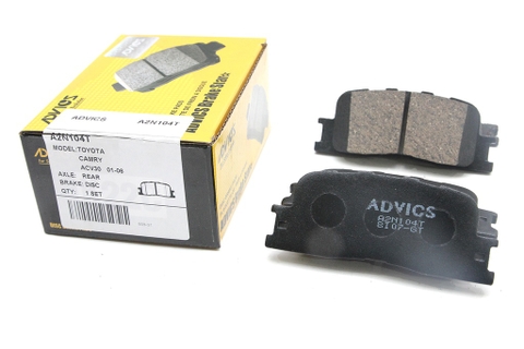 A2N104T - Bố Thắng - Má Phanh SAU Toyota CAMRY VN 2.4 3.0 01-06 ADVICS - Japan