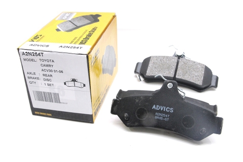 A2N254T - Bố Thắng - Má Phanh SAU Toyota CAMRY 2.4 3.5 06-11 ADVICS - Japan