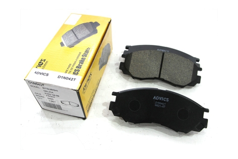 D1N042T - Bố Thắng - Má Phanh TRƯỚC Mitsubishi PAJERO VN 2.4 2.6 91-04 L300 2.0 VN 1.6 2.5 86-13 TRITON 2.0 2.5 93-06 ADVICS - Japan