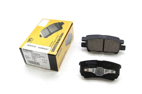 D2N049T - Bố Thắng - Má Phanh SAU Mitsubishi LANCER 1.6 2.0 VN 00-17 OUTLANDER 2.4 01-08 ADVICS - Japan