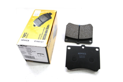 E1N016T - Bố Thắng - Má Phanh TRƯỚC Mazda 323 VN 1.6 97-00 ADVICS - Japan