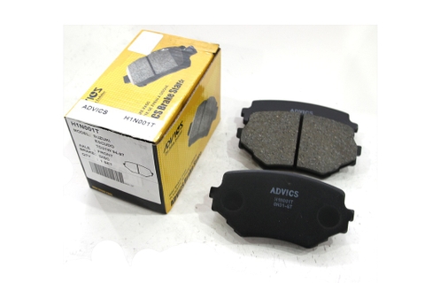 H1N001T - Bố Thắng - Má Phanh TRƯỚC Suzuki VITARA - GRAND VITARA 2.0 88-04 GRAND VITARA 2.5 2.7 98-06 ADVICS - Japan