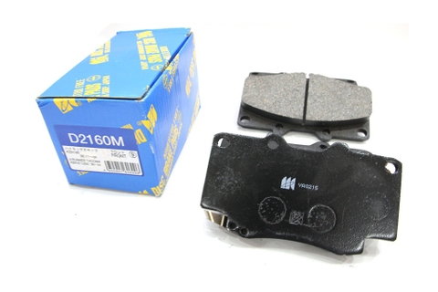 D2160M Bố Thắng - Má Phanh TRƯỚC Toyota PRADO 2.7 2.8 3.0 99-02 HILUX 2.8 97-05 MK Kashiyama - Japan