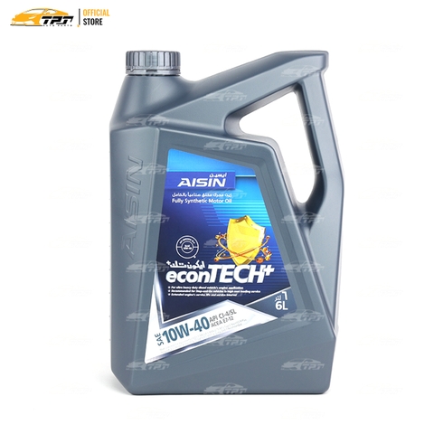 10W-40 CI4/SL Nhớt Động Cơ FULLY SYNTHETIC ECFI1046PN [6 Lit] AISIN