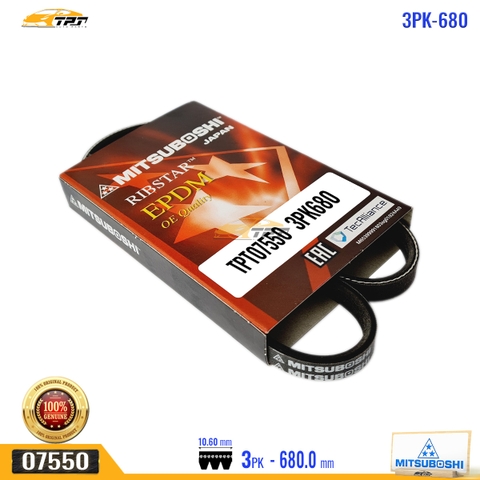 3PK680 Dây Curoa Daihatsu TANTO (0.6 -) Mitsuboshi - Japan