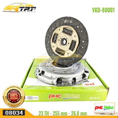 Bộ Kits Lá Côn - Mâm Ép Hyundai GRAND STAREX - PORTER 2 MAY DIEN - Kia BONGO 3 255 mm [VKD-80001] VALEO - Korea