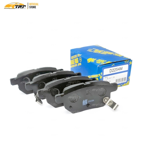 D2254M Bố Thắng - Má Phanh SAU Toyota VIOS VN 1.5 07- YARIS 1.0 1.5 05- ALTIS VN 1.8 2.0 1.6 08- MK Kashiyama - Japan