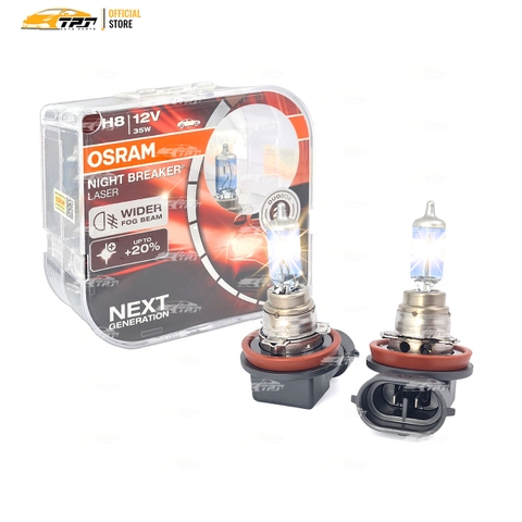 64212NL HCB Bóng Đèn Halogen Tăng Sáng 150% H8 [12V - 35W] Hộp = 2 Cái OSRAM - Germany