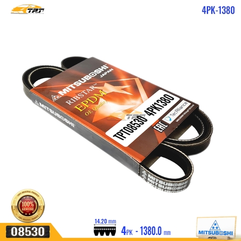 4PK1380 Dây Curoa Xe đầu kéo MAN TGA 26.3 MITSUBOSHI - Japan