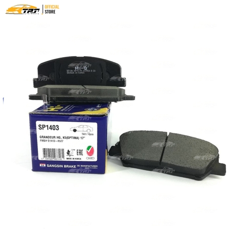 SP1403 Bố Thắng - Má Phanh TRƯỚC 581012MA00 [Trong 140.8-60-17 Ngoài 140.8-60-17] Hi-Q