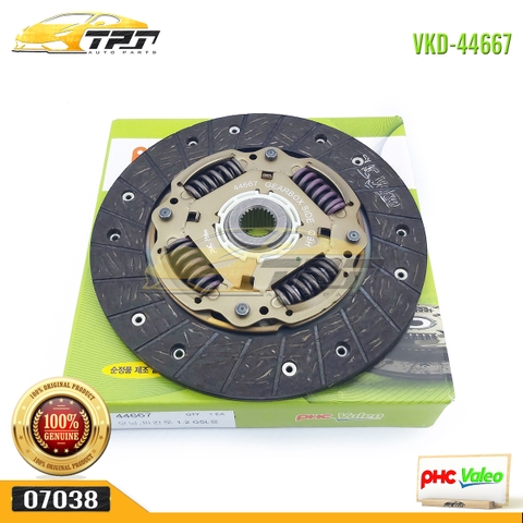 VKD44667 Lá Côn Kia MORNING - Hyundai GRAND I10 - 24 R 190 MM 20.0 (4 MAY) [190.0 - 130.0 - 24R - 20.0] [KD40 - VKD37269] VALEO