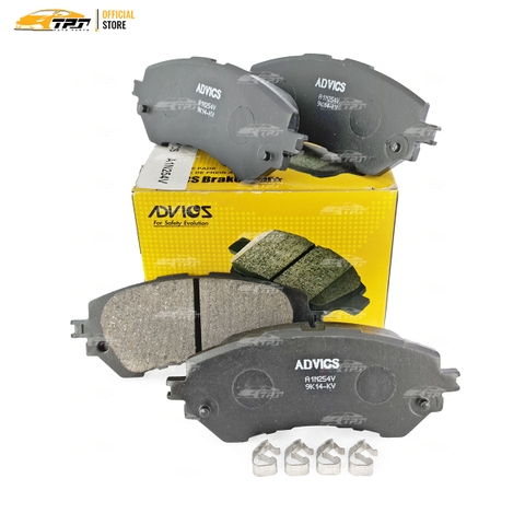 A1N254V - Bố Thắng - Má Phanh TRƯỚC Toyota VIOS 1.3 14-16 1.5 18- YARIS 1.5 14-16 ADVICS - Japan