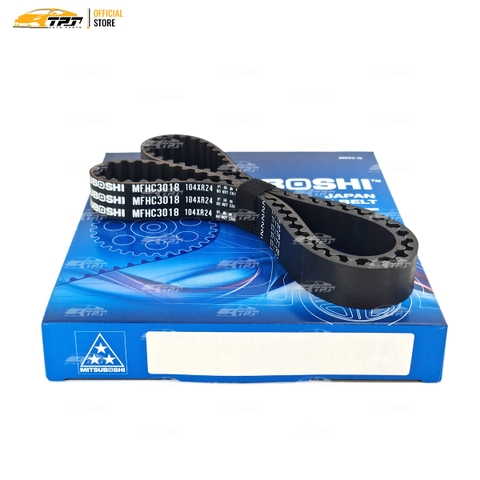104XR24 Dây Curoa Cam / Dây Đai Răng Honda CIVIC 1.6 96-00 - ACCORD 1.6 - HRV 1.6 Mitsuboshi - Japan