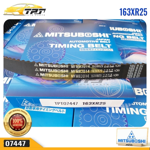 163XR25 Dây Curoa Cam / Dây Đai Răng Hyundai PORTER - H100 - STAREX - H1 - LIBERO - TERRACAN - GALLOPER - Kia BONGO Mitsuboshi - Japan