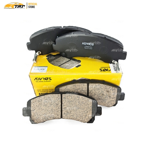 J1N034V - Bố Thắng - Má Phanh TRƯỚC Isuzu DMAX 1.9 2.5 3.0 07- Chevrolet COLORADO - TRAIBLAZER 2.5 2.8 13- MUX 2.5 3.0 13-17 ADVICS - Japan