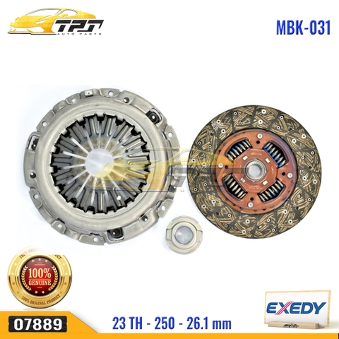 MBK031 - Bộ Ly Hợp Lá Côn - Mâm Ép - Bitê Mitsubishi TRITON - PAJERO - PAJERO SPORT [23R-250-26.1 250-160] EXEDY - Japan