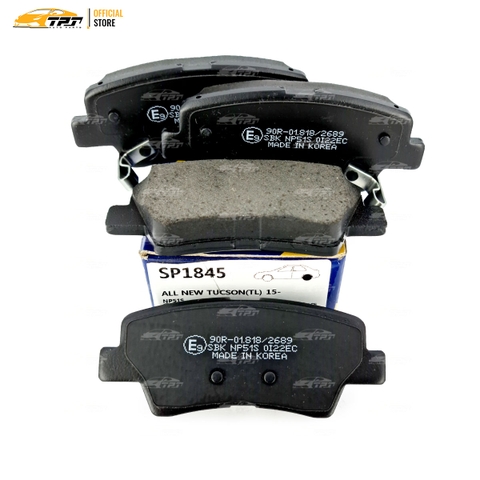 SP1845 Bố Thắng SAU Hyundai TUCSON 2015- Kia RONDO 15- K5 10-13 OPTIMA 10-16 SOUL 08-14 Hi-Q Sangsin Korea