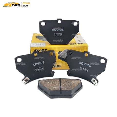 A2N007T - Bố Thắng - Má Phanh SAU Toyota CELICA 1.8 99-02 COROLLA ALTIS 1.3 1.8 01-08 VIOS VN 1.5 03-07 YARIS 1.0 03-05 ADVICS - Japan