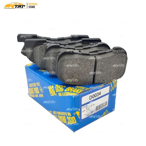 D0034 Bố Thắng - Má Phanh TRƯỚC Toyota WIGO 1.2 17- MK Kashiyama - Japan