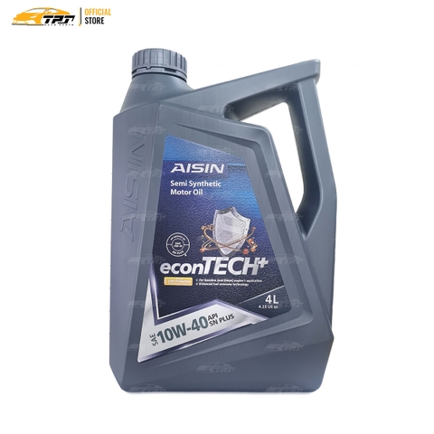 10W-40 SN/CF Nhớt Động Cơ Semi Synthetic ESSNP1044PN [4 Lít] AISIN - Japan