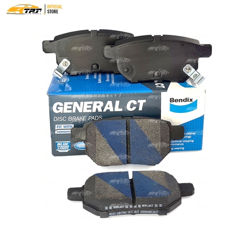 DB1786GCT Bố Thắng - Má Phanh SAU Toyota VIOS 07- Toyota COROLLA ALTIS 08- YARIS 05- Bendix - USA