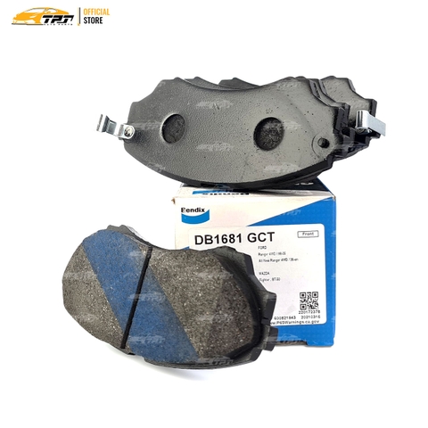 DB1681GCT Bố Thắng - Má Phanh TRƯỚC Ford RANGER 03-11 EVEREST 05-14 Bendix - USA