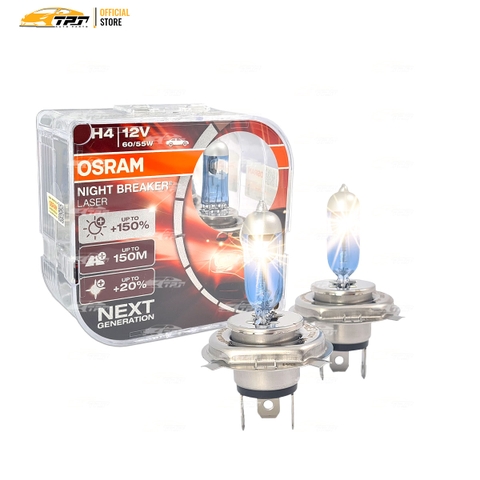 64193NLHCB Bóng Đèn Halogen Tăng Sáng 150% H4 [12V - 55/60W] Hộp = 2c OSRAM - Germany
