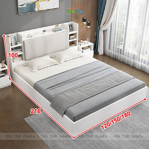 Giường ngủ tích hợp ngăn chứa đồ bên dưới vạt giường GG-37