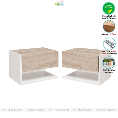 Tủ Đầu GiườngTreo Tường Hiện Đại Nhỏ Gọn TDG-48 ZataFu