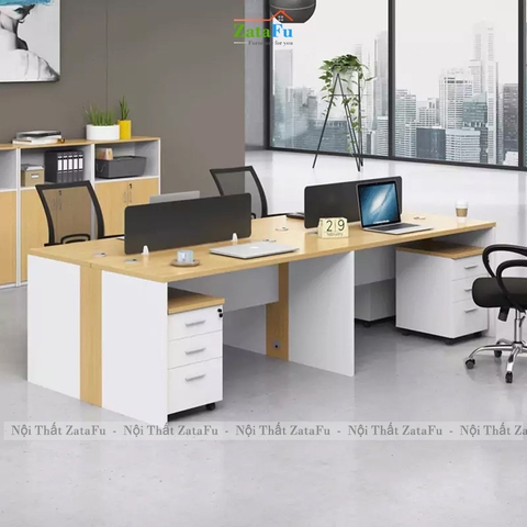 Bàn Làm Việc Chất Liệu Gỗ MDF Kế Hợp Ngăn Kéo Để Đồ Có Thể Di Chuyển BLV-167 ZataFu