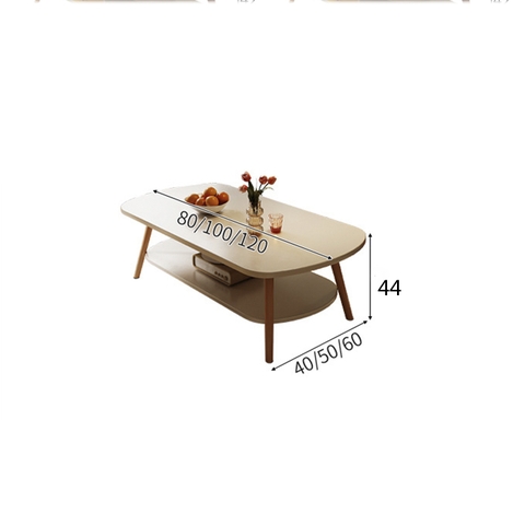 Bàn Trà SoFa Phòng Khách 2 Tầng Thiết Kế Hiện Đại Phong Cách Bắc Âu Gỗ MDF BSF-34 ZataFu