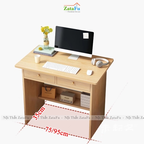 Bàn Học Bàn Làm Việc Gỗ MDF Cao Cấp Thiết Kế Đơn Giản BLV-162 ZataFu