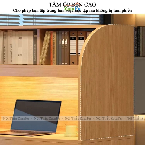 Bàn Học Khép Kín Cho Học Sinh, Sinh Viên Học Tập Không Bị Làm Phiền BLV-140 ZataFu