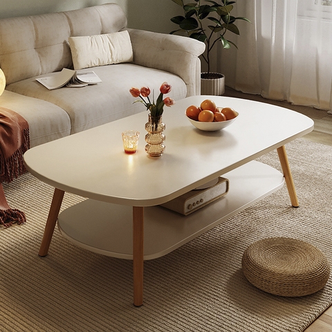 Bàn Trà SoFa Phòng Khách 2 Tầng Thiết Kế Hiện Đại Phong Cách Bắc Âu Gỗ MDF BSF-34 ZataFu