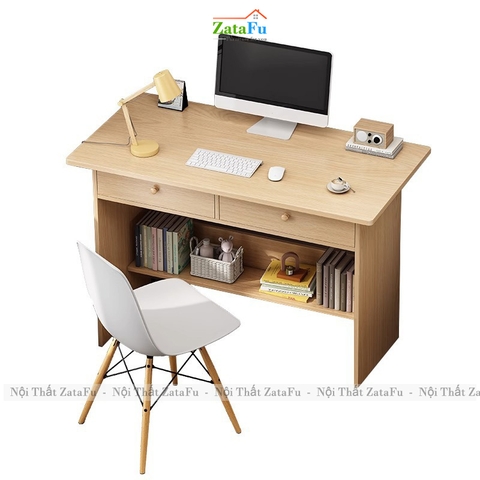 Bàn Học Bàn Làm Việc Gỗ MDF Cao Cấp Thiết Kế Đơn Giản BLV-162 ZataFu